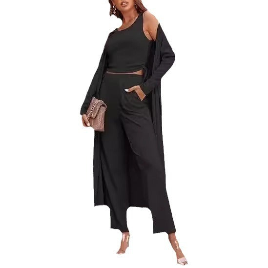 Set Femme Trois Pièces Style Urbain