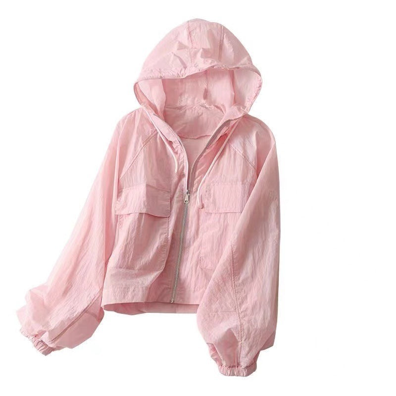 Veste Légère à Capuche Style Urbain