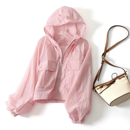 Veste Légère à Capuche Style Urbain